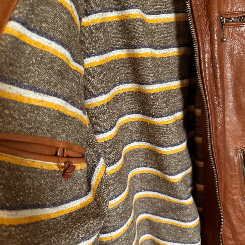 Iron & Resin Elsinore Leather Jacket with Japanese Wool Blanket Liner - Picture 6 of 10